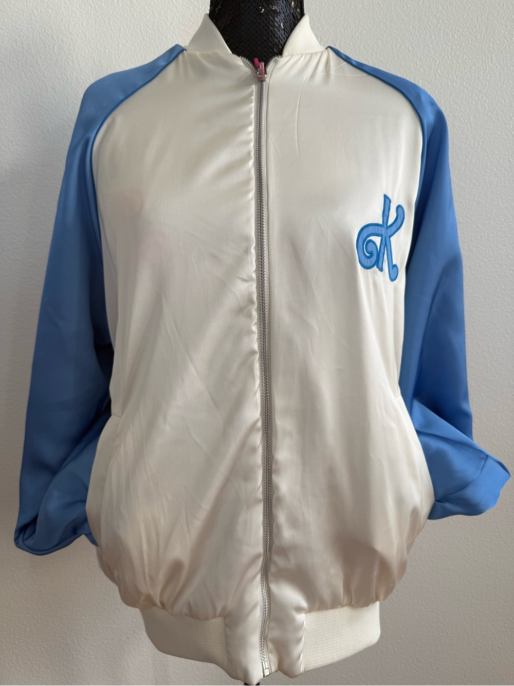 Zara X Barbie The Movie Reversible Satin Effect Bomber Jacket Size Small NWT - Picture 6 of 8